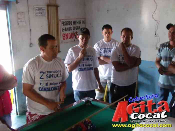 Abertura do 2 Torneio de Sinuca dos Amigos do Cav