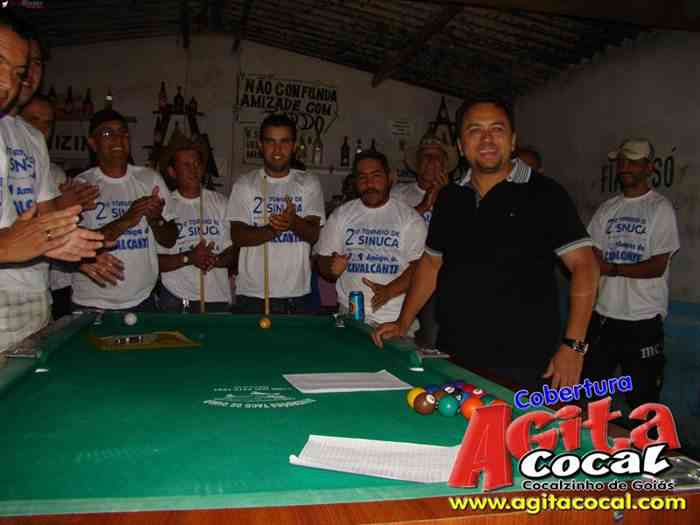 Abertura do 2 Torneio de Sinuca dos Amigos do Cav