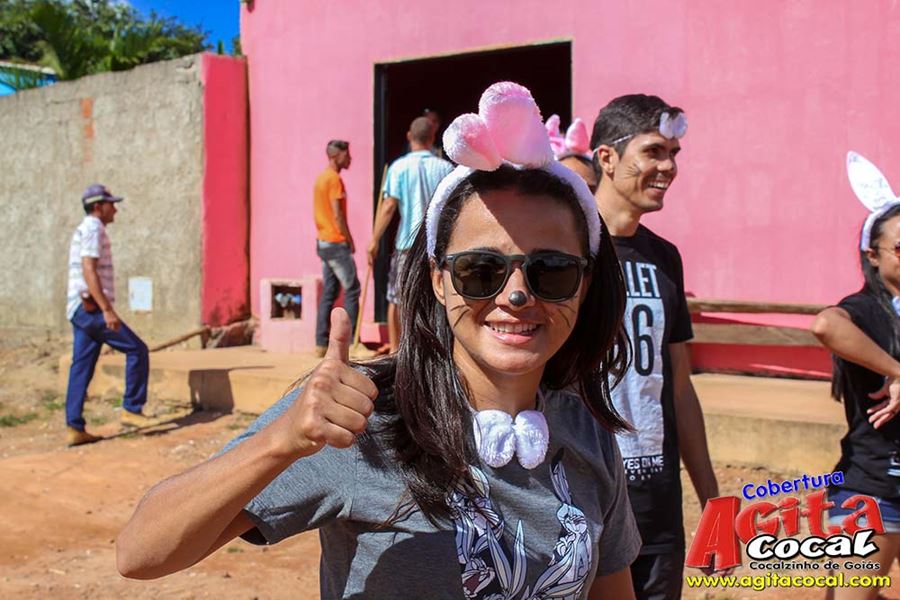Crianas de Cocalzinho comemoram pscoa e ganham ovos - 2017