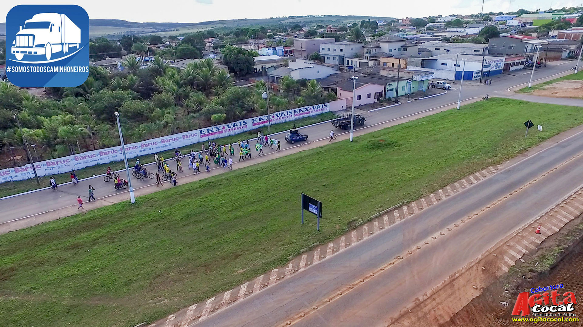 Passeata de Apoio aos Caminhoneiros de Cocalzinho