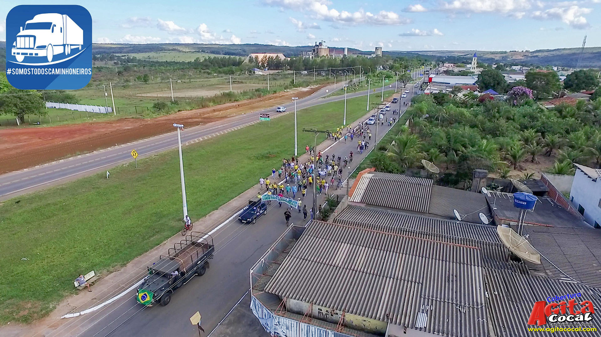 Passeata de Apoio aos Caminhoneiros de Cocalzinho