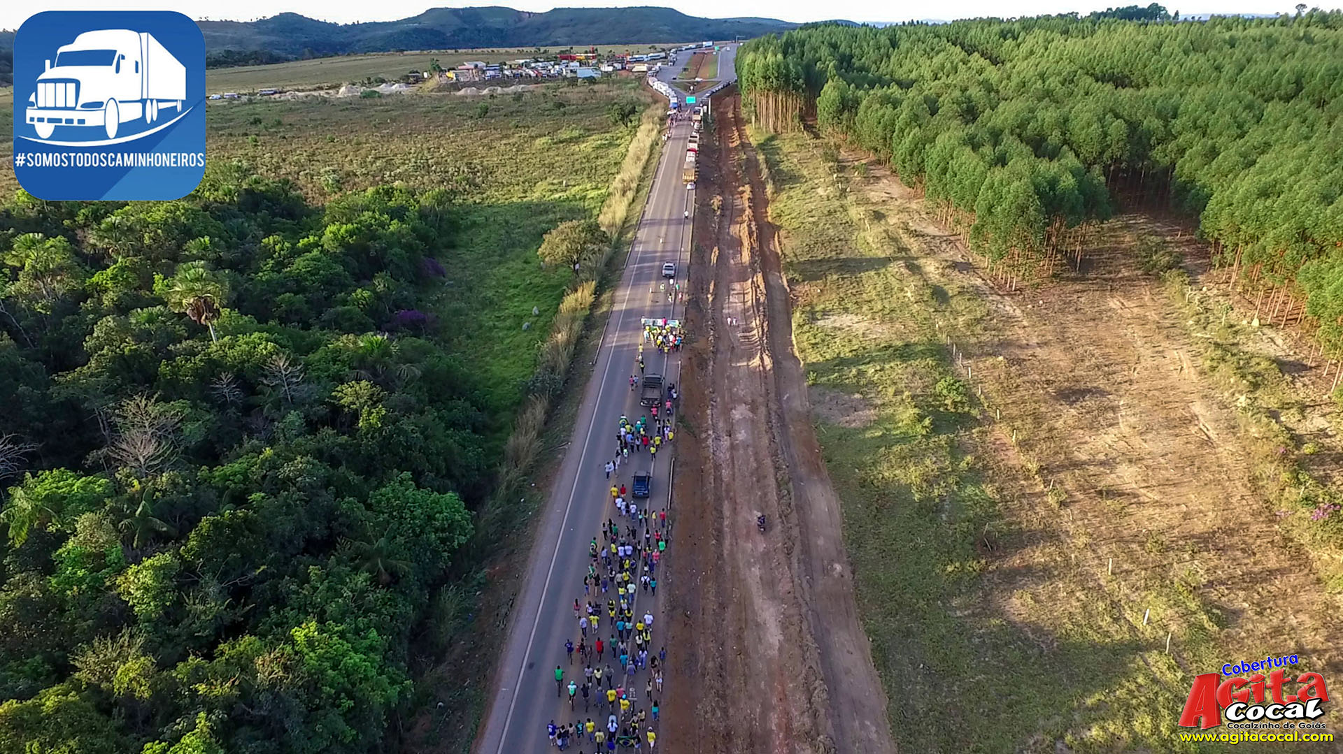 Passeata de Apoio aos Caminhoneiros de Cocalzinho