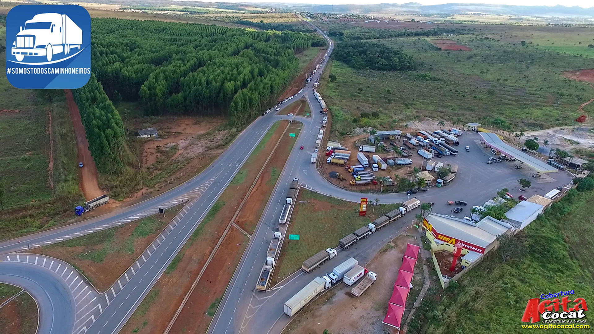Passeata de Apoio aos Caminhoneiros de Cocalzinho