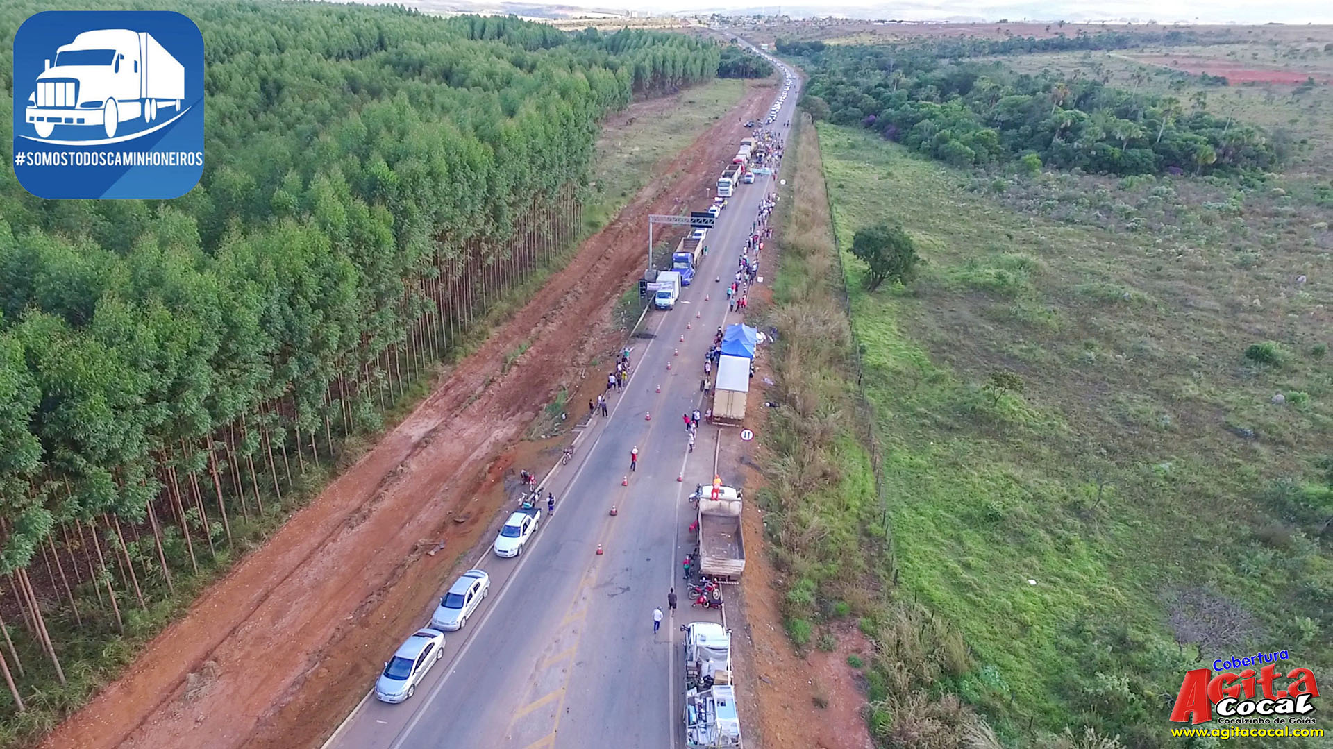 Passeata de Apoio aos Caminhoneiros de Cocalzinho