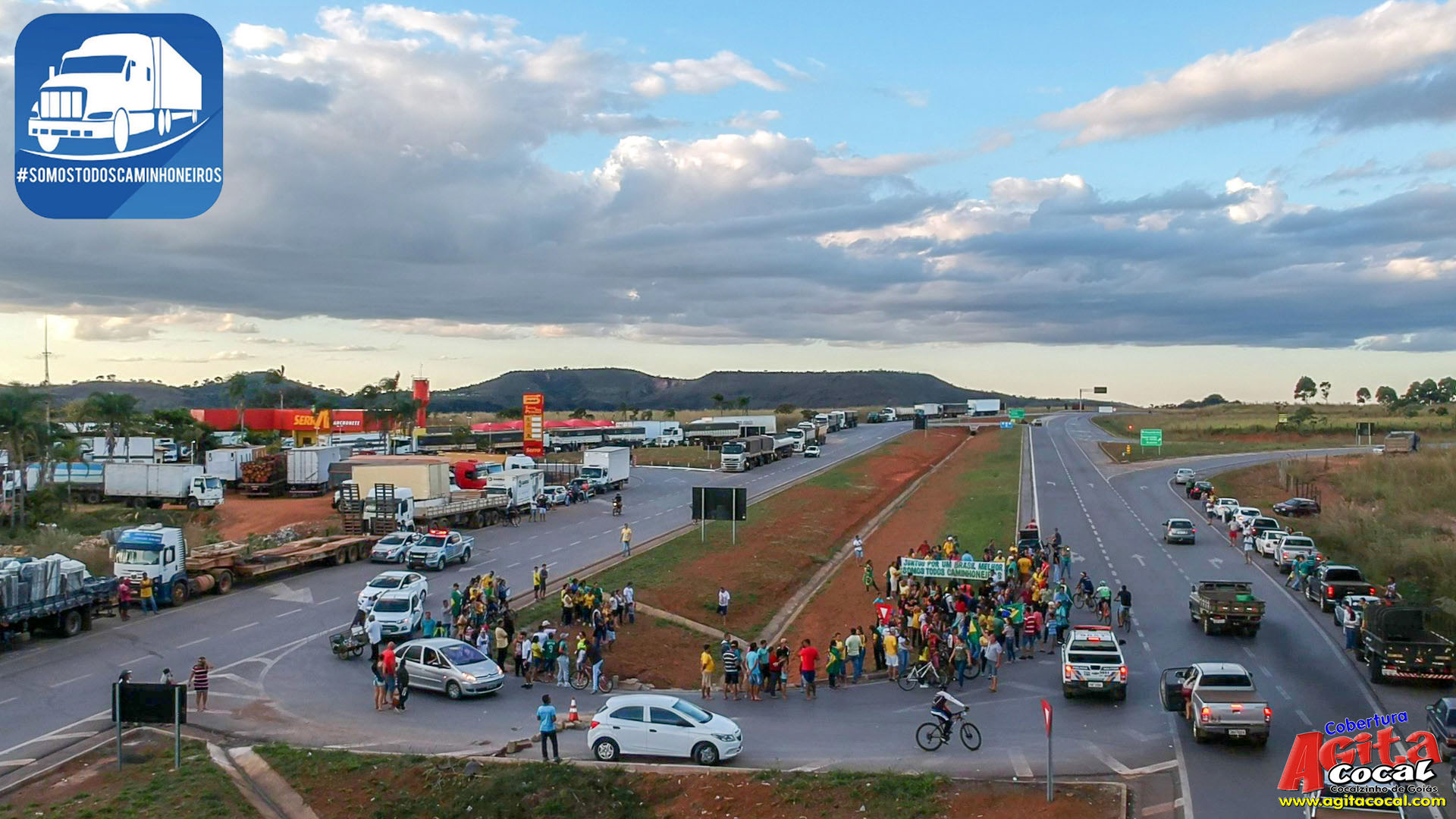 Passeata de Apoio aos Caminhoneiros de Cocalzinho