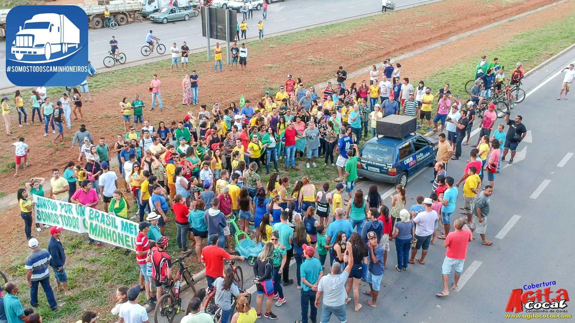 Passeata de Apoio aos Caminhoneiros de Cocalzinho