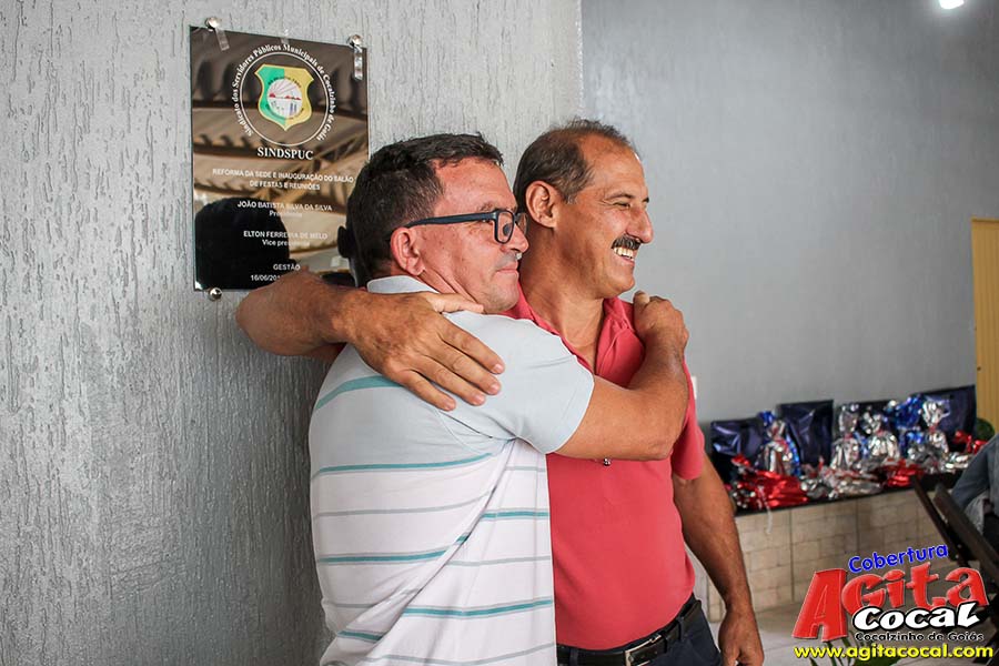 Inaugurao do espao de festas, reunies e assembleias e tambm a reforma da rea administrativa (SINDSPUC)